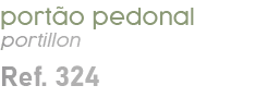 port o pedonal portillon Ref. 324