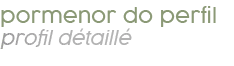 pormenor do perfil profil d taill 