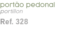 port o pedonal portillon Ref. 328