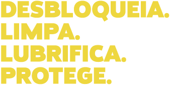 DESBLOQUEIA. LIMPA. LUBRIFICA. PROTEGE. 